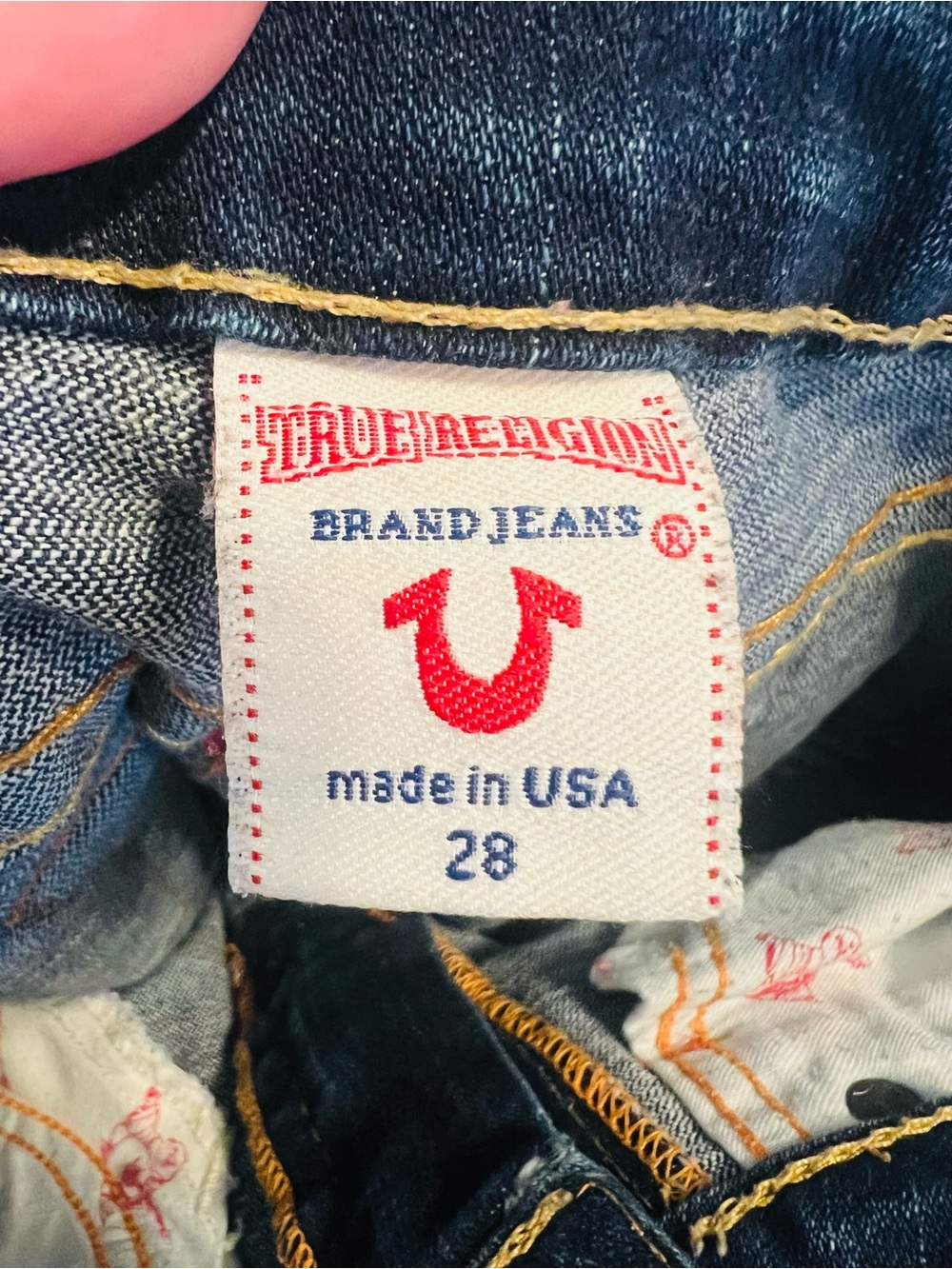 True Religion Women's Dark Indigo Straight Leg Jeans - Picture 5 of 5